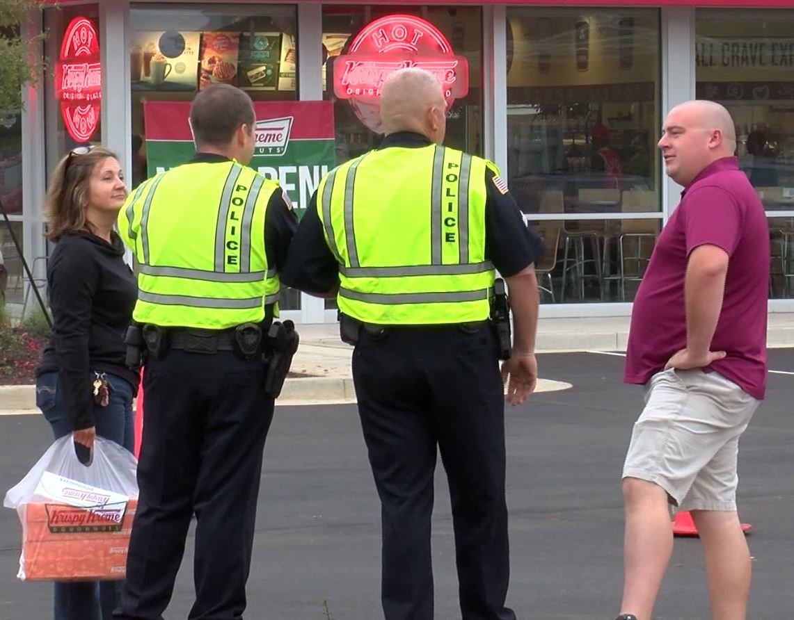 The program allow officers and the public to mingle.; WFXG.