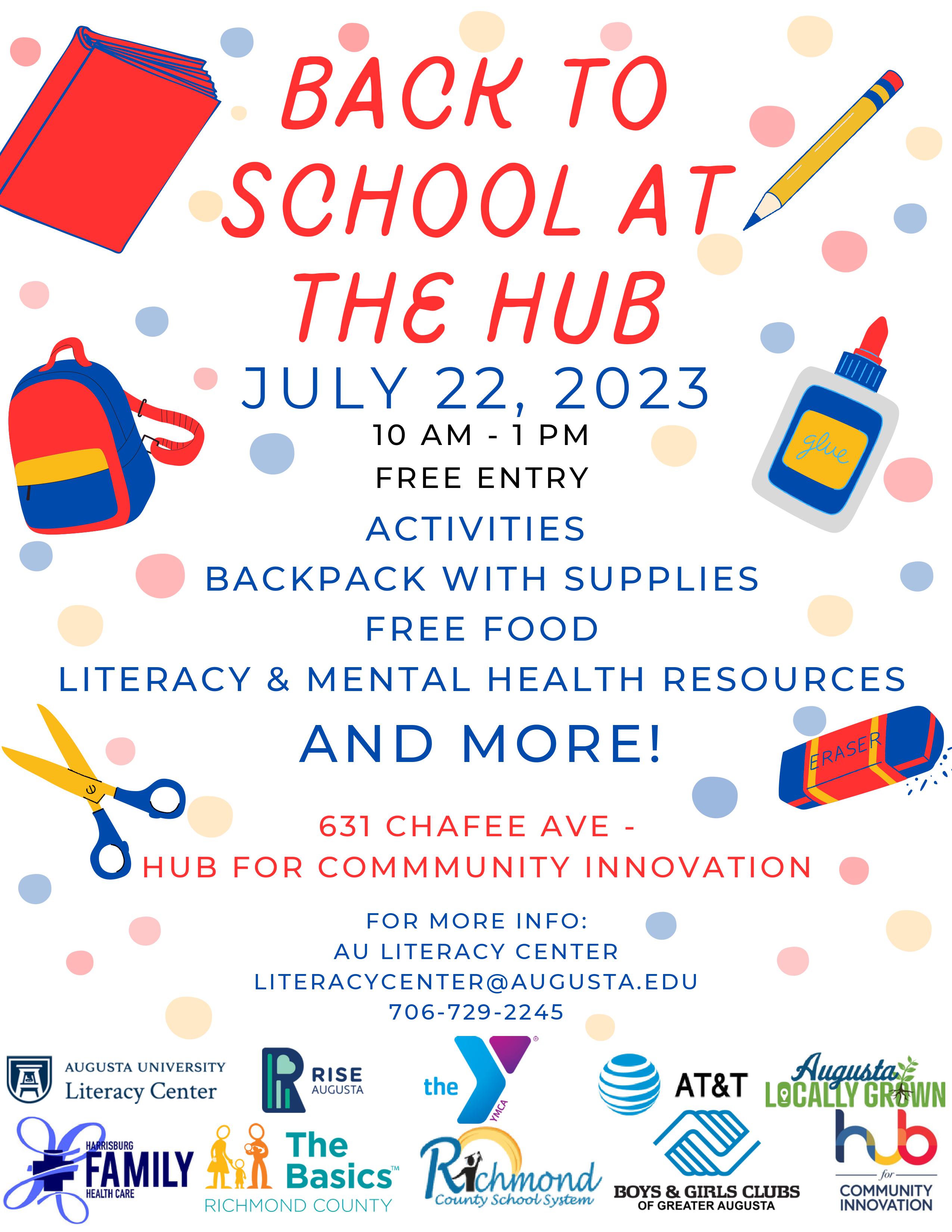 Back to school at the Hub