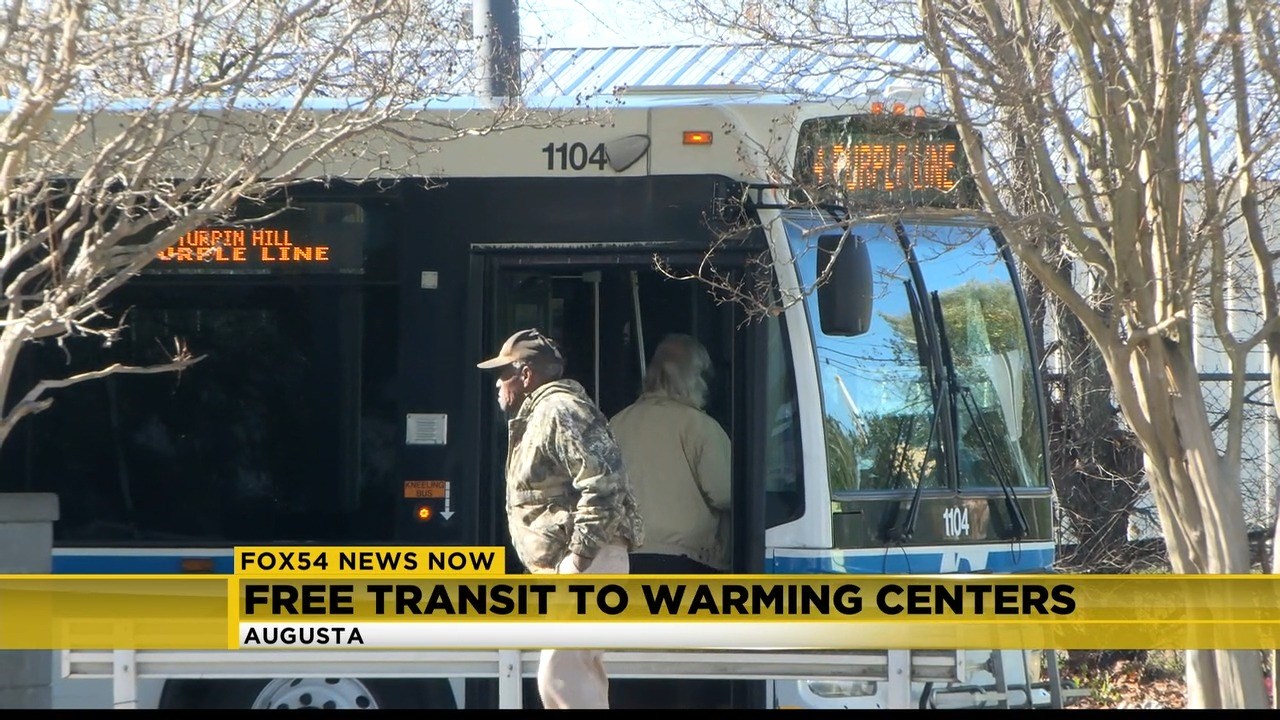 Augusta Transit offers free rides to warming shelters