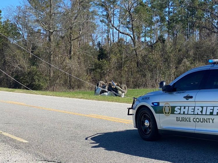 Power Lines Down After Single Crash In Burke County Wfxg