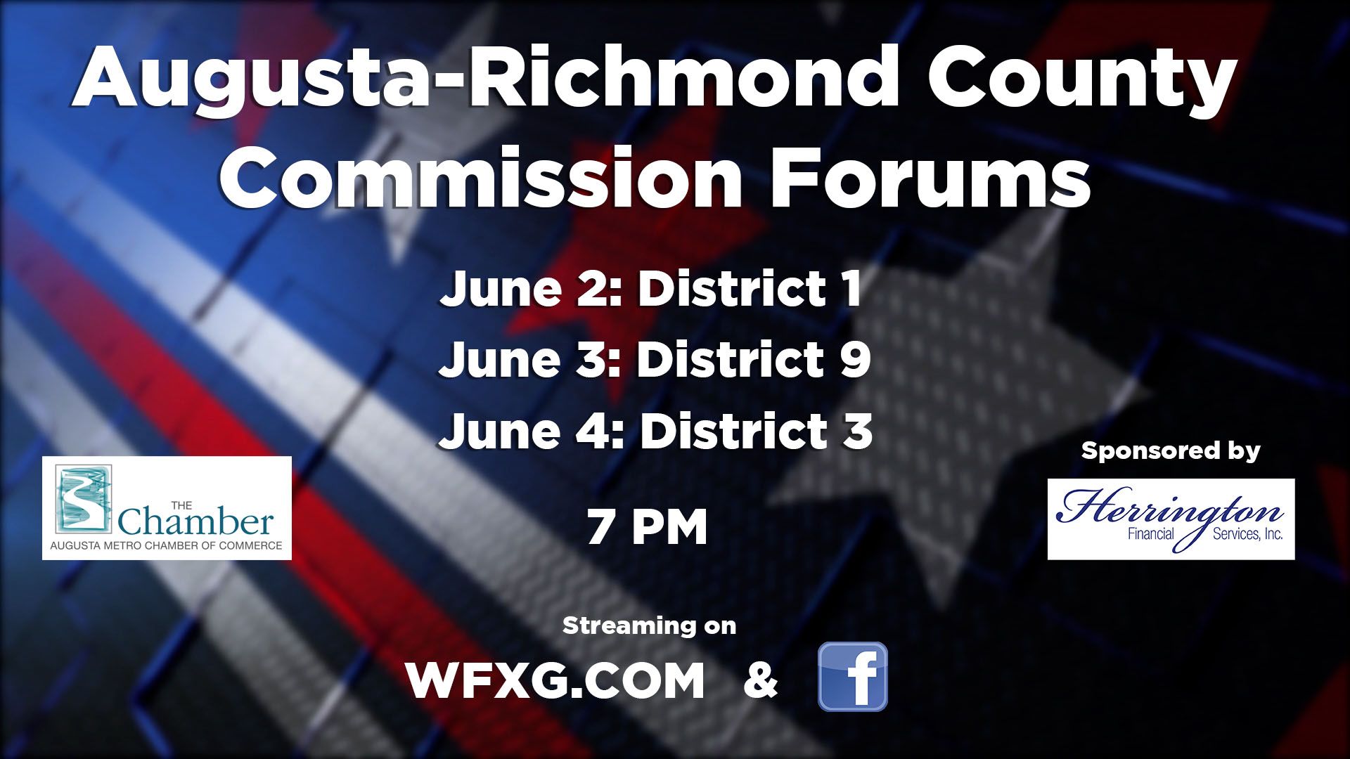 AugustaRichmond County Commission Candidate Forum District 3 WFXG