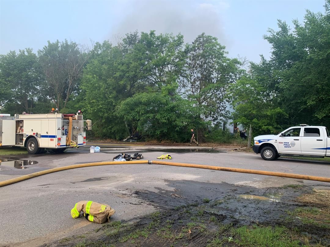 UPDATE Aiken fire crews are on the scene of a large structure fire WFXG