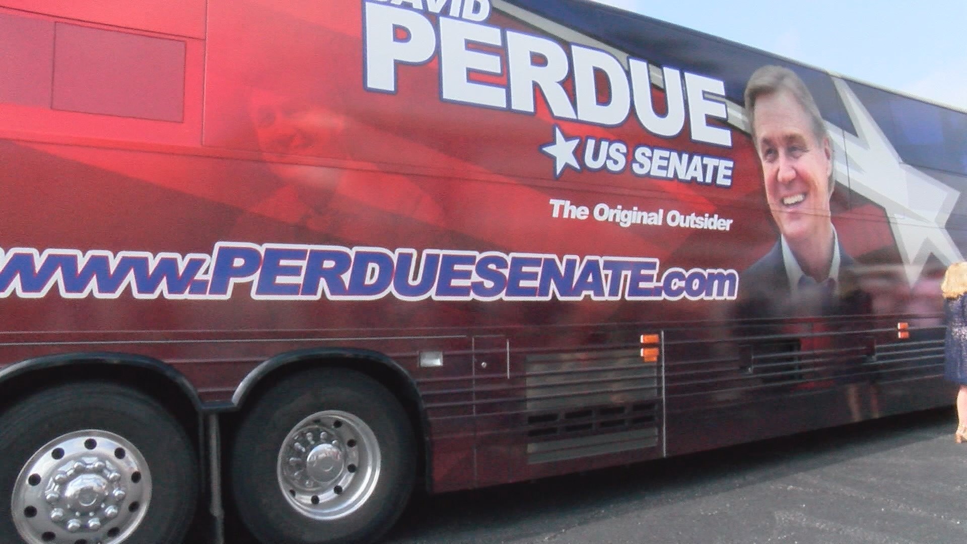 Senator David Perdue visits Augusta on campaign tour