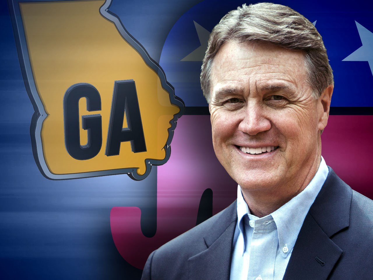 Senator David Perdue lands in Augusta for his 'Fly-Around' Campaign Tour