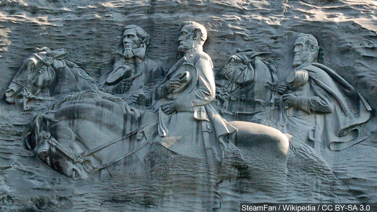 stone mountain carving