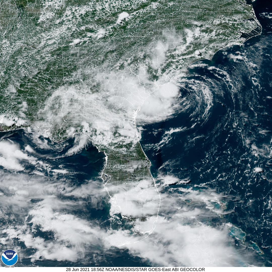 Tropical Storm Danny develops off South Carolina coast WFXG