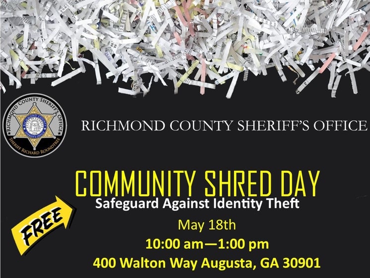 Richmond County Sheriff's Office to hold community shred day WFXG