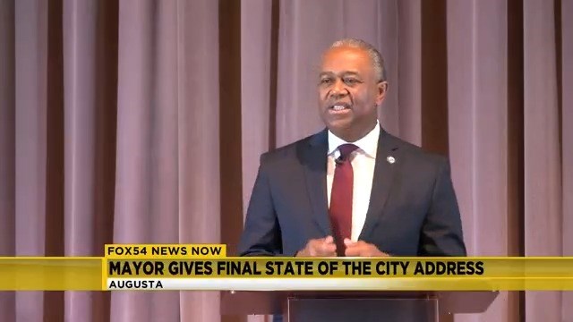 Augusta Mayor Hardie Davis Gives Final State Of The City Address Wfxg 5400