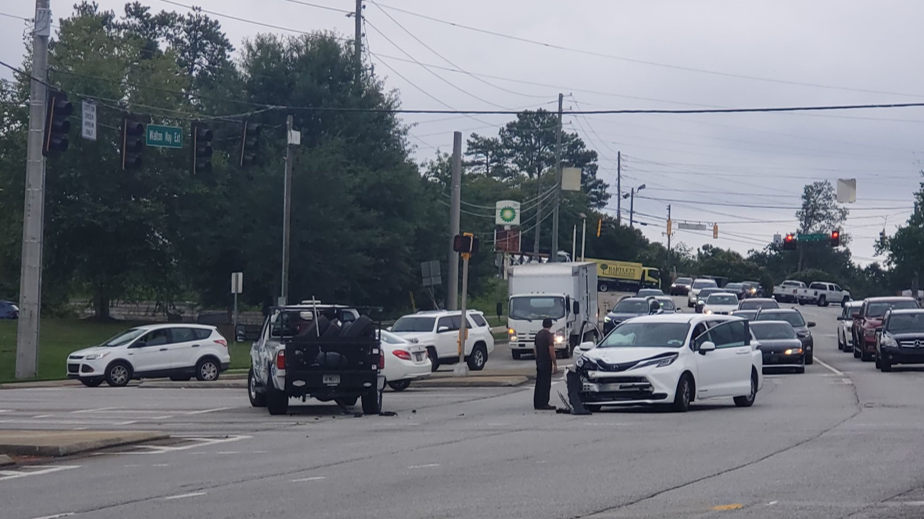 TRAFFIC ALERT Accident at Robert C. Daniel and Walton Way Extension WFXG