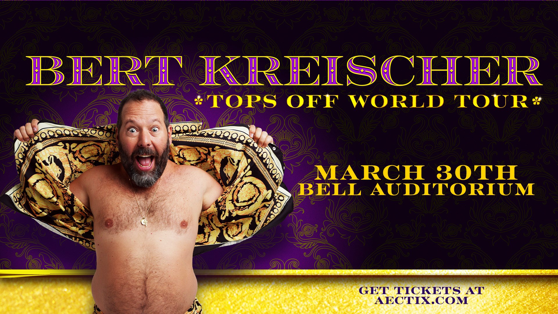 Bert Kreischer coming to Bell Auditorium in 2023 WFXG