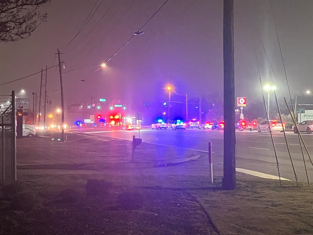 Accident slows traffic at intersection of Washington and Columbia Road