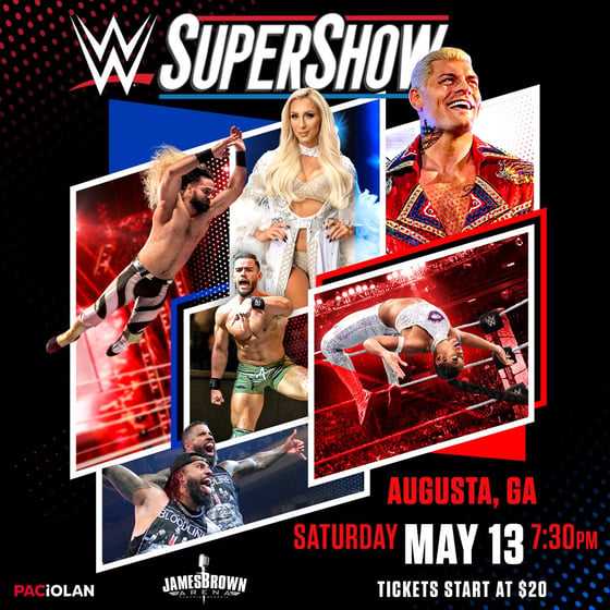 WWE returns to Augusta on May 13 WFXG