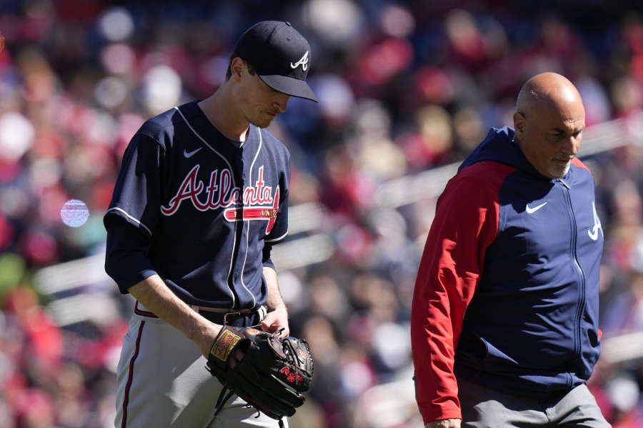 Atlanta pitcher Max Fried leaves with left hamstring issue WFXG