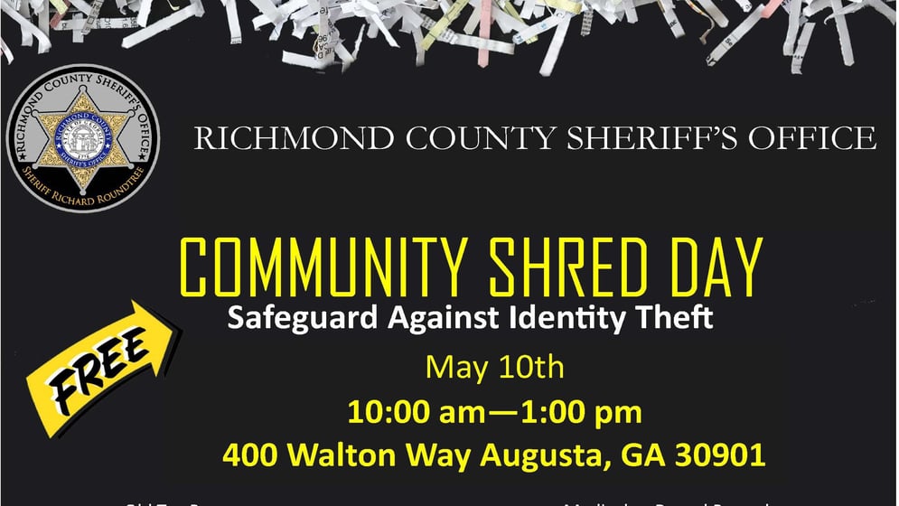 Sheriff's Office to hold Community Shred Day - WFXG