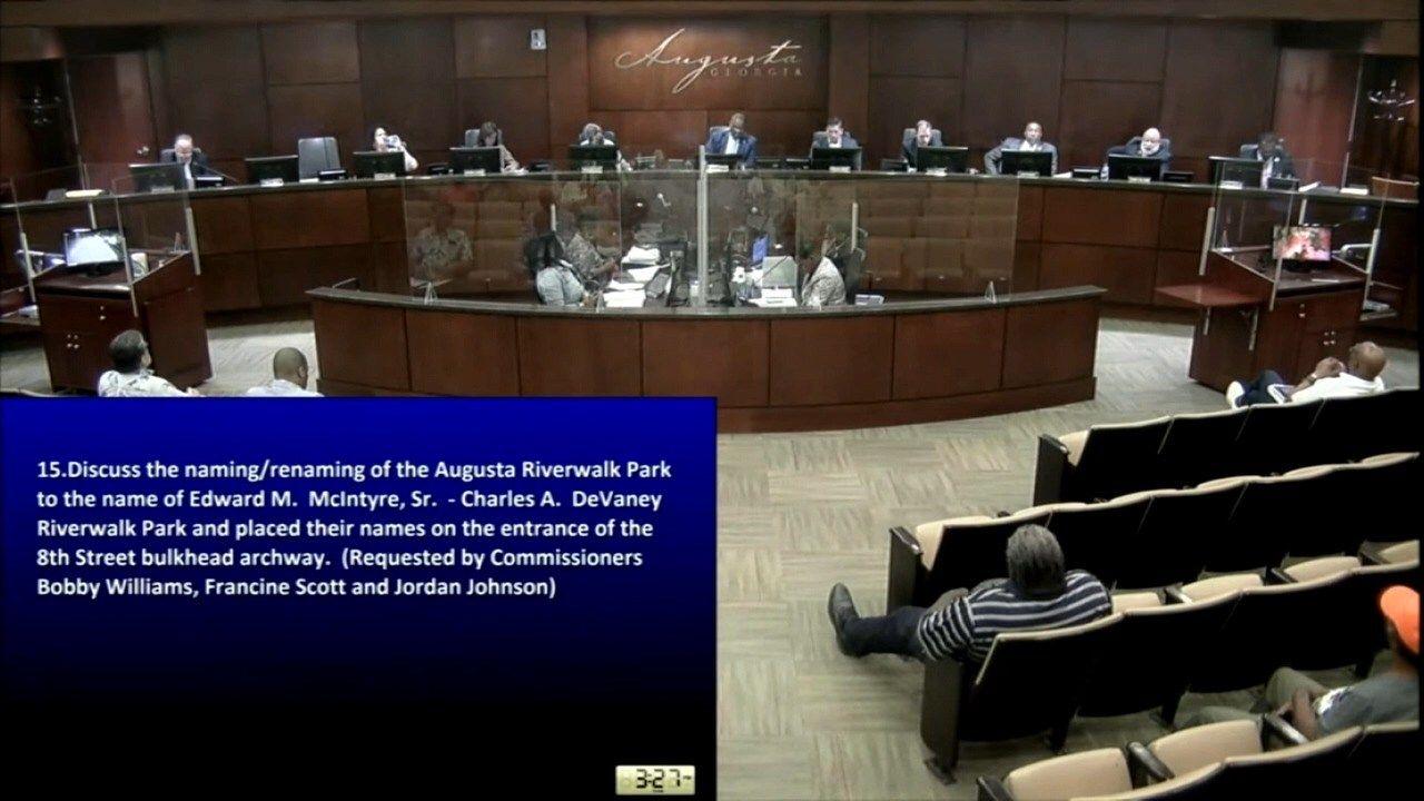 DeVaney is out, but McIntyre is in Augusta commission looks to honor