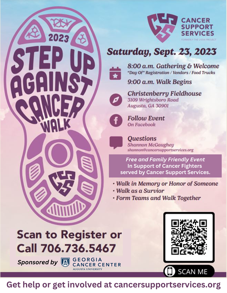 Step Up Against Cancer walk to be held Saturday at Augusta University