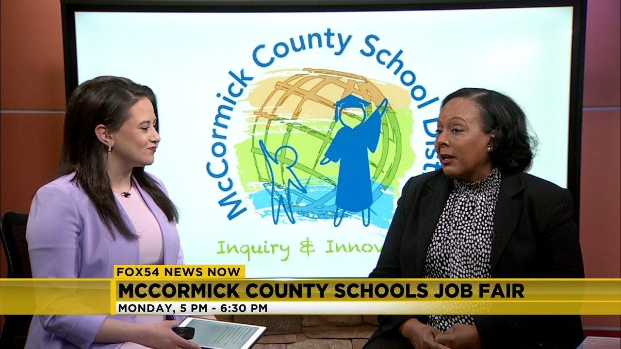 FOX54 Mornings McCormick County Schools Job Fair WFXG