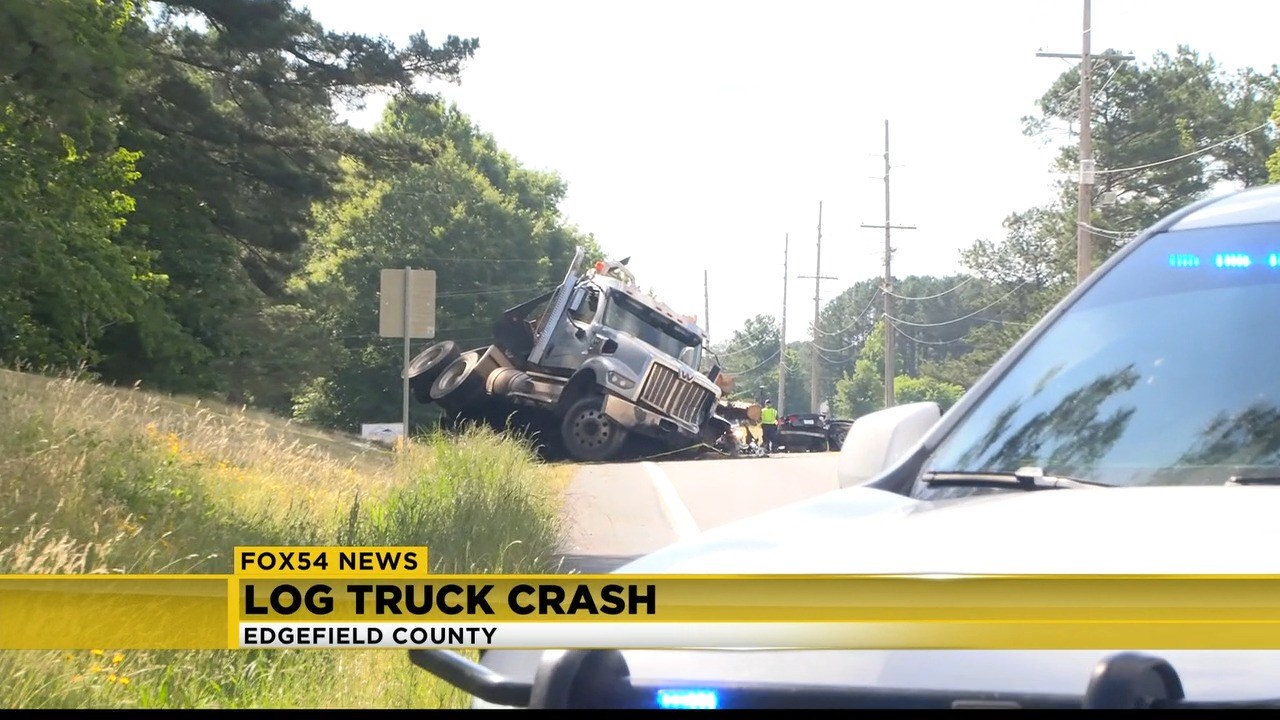 Crash in Edgefield County involving log truck leaves two dead – WFXG